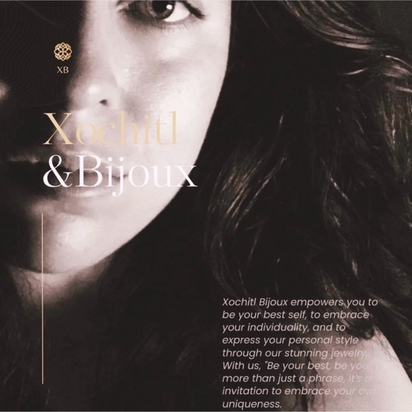 Honey comb 18KT dipped gold earrings - Picture 3 of 4